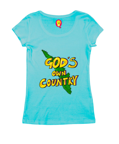 Quirkipedia God's Own Country - Kerala Malayalam Kerala Womens Tshirts